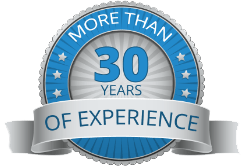 30 years of experience badge